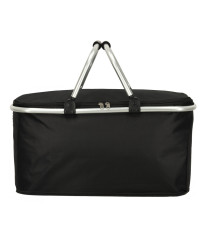 Thermal folding picnic basket black
