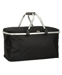 Thermal folding picnic basket black