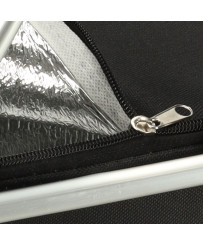Thermal folding picnic basket black