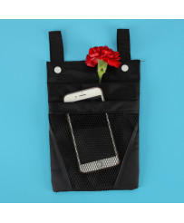 Bag for bicycle scooter handlebars phone bike pannier black