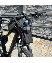 Bag for bicycle scooter handlebars phone bike pannier black