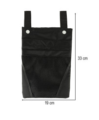 Bag for bicycle scooter handlebars phone bike pannier black