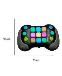 Anti-stress game sensory console black