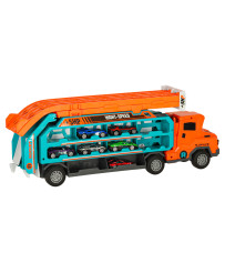 Caravan with racetrack slide 6el orange