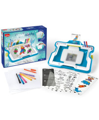 Creative board illuminated...
