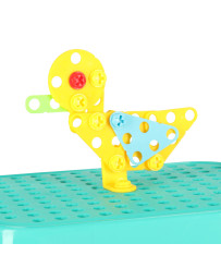 Construction blocks in a suitcase + dino screwdriver
