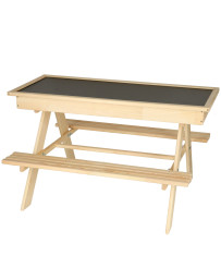 Garden set for children table+2 benches sandbox