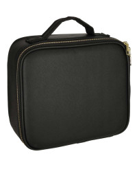 Cosmetics organizer with mirrors black