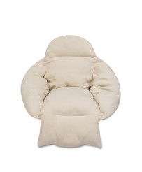 Stork's nest cushion ecru