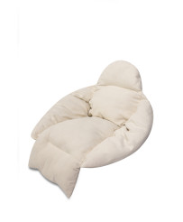 Stork's nest cushion ecru
