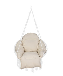 Stork's nest cushion ecru