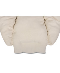 Stork's nest cushion ecru