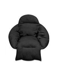 Stork's nest cushion black