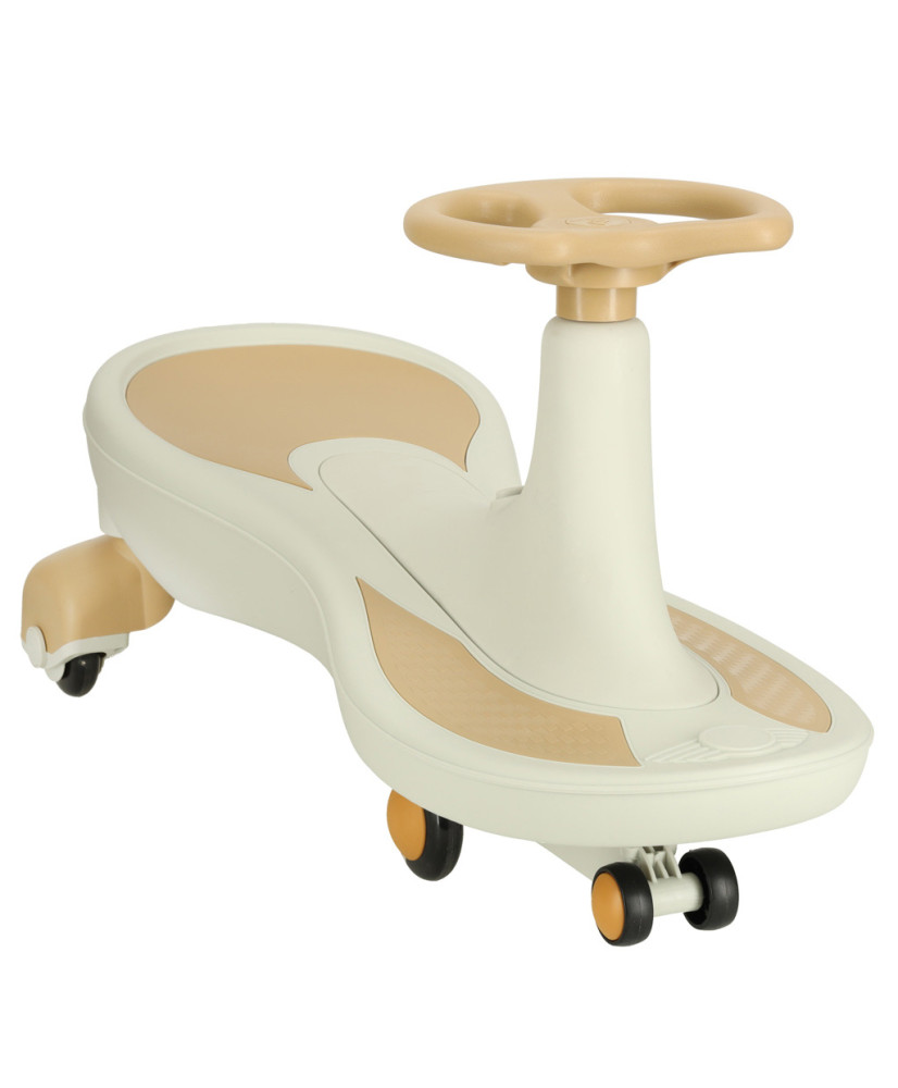 Gravity ride glowing LED wheels with music playing 76cm gold and white max 120kg