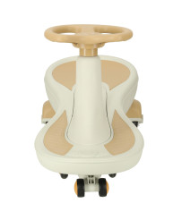 Gravity ride glowing LED wheels with music playing 76cm gold and white max 120kg