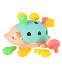 Sensory educational montessori blue hedgehog