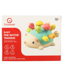 Sensory educational montessori blue hedgehog