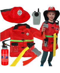 Firefighter walkie-talkie...