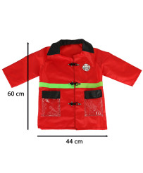 Firefighter walkie-talkie carnival costume 3-8 years old