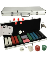 Poker game set in a case...