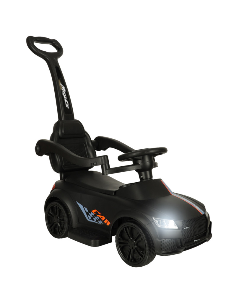 Push car rider with sound and lights black