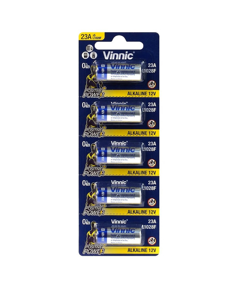 Vinnic 23A L1028 battery price per 5 pcs.