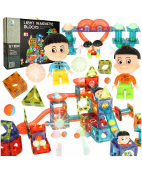 Magnetic blocks marble ball...