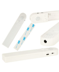 LED tape with battery USB motion sensor 1M cold white