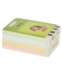 Educational card reader fiszki for learning English vocabulary 112 cards