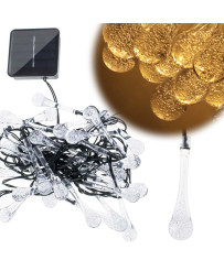 Solar garden icicle lights...