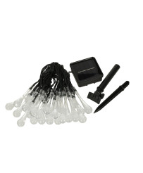 Solar garden icicle lights 6.5m 30LED warm white