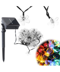 Solar garden lights flowers...