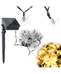 Solar garden lights flowers...