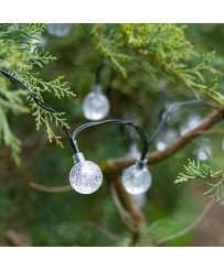 Solar ball garden lights 7m 50LED cold white