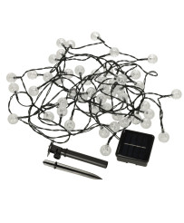Solar ball garden lights 7m 50LED warm white