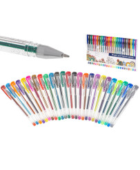 Color glitter gel pens set...