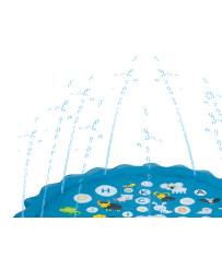 Sprinkler water mat garden fountain wading pool alphabet 170cm