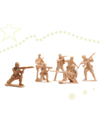 Soldiers military base figures set 114el.