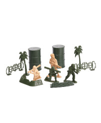 Soldiers military base figures set 114el.