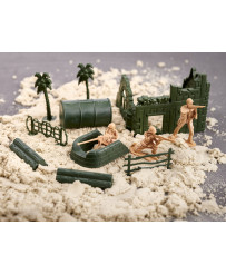 Soldiers military base figures set 114el.