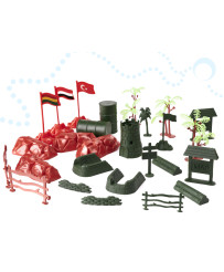 Soldiers military base figures set 307el.