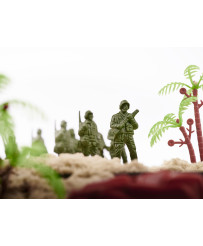 Soldiers military base figures set 307el.