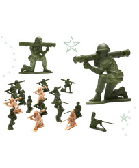 Soldiers military base figures set 307el.