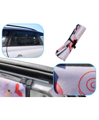 Magnetic curtain deer car window cover