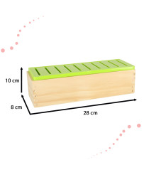 Wooden sorter puzzle match pictures