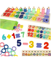 Montessori wooden number...