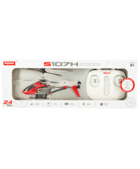 SYMA S107H 2.4GHz RTF RC helicopter red