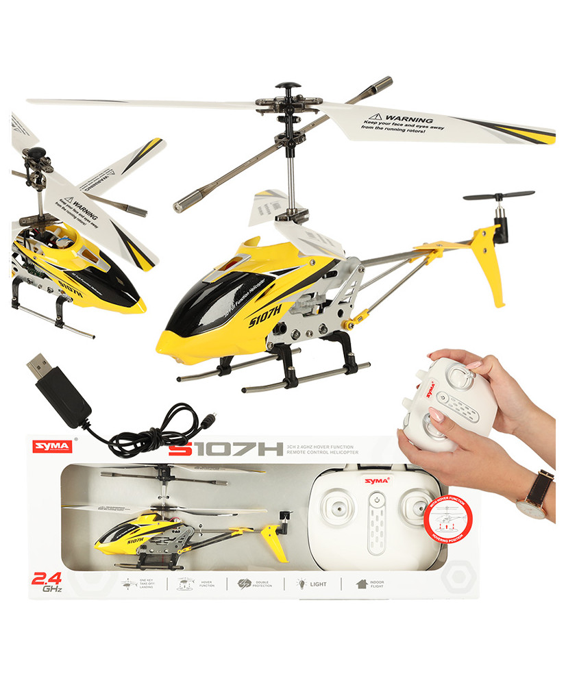 RC helicopter SYMA S107H 2.4GHz RTF yellow