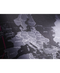Desk pad world map 40x90cm