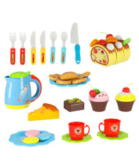 Birthday Cake Cutting Kitchen 80 el. Blue